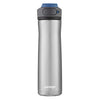 Contigo Cortland Chill 2.0 Stainless Steel Vacuum-Insulated Water Bottle with Spill-Proof Lid, Keeps Drinks Hot or Cold for Hours with Interchangeable Lid, 24oz, Steel/Blue Corn