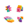 PIXIO Neon - 60 Magnetic Blocks - Small Magnet Blocks - Magnets for Kids & Adults - Magnet Toys - Magnet Tiles Alternative for Kids 8-12 Years