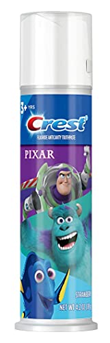 Crest Toothpaste 4.2 Ounce Kids Pixar Pump (Strawberry)