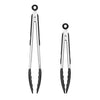 HOTEC Premium Stainless Steel Locking Kitchen Tongs with Silicon Tips, Set of 2-9