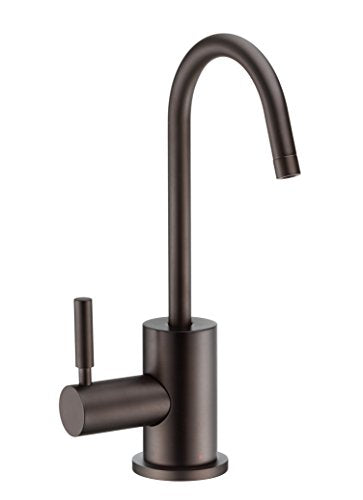 Whitehaus Collection WHFH-H1010-ORB Forever Point of Use Instant Hot Water Faucet with Contemporary Spout and Self Closing Handle, Oil-Rubbed Bronze