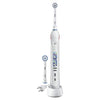 Oral-B Kids Electric Toothbrush with Coaching Pressure Sensor and Timer, Rechargeable Toothbrush with (2) Brush Heads, Sparkle & Shine