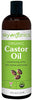 Sky Organics Organic Castor Oil (16 oz), USDA Certified Organic, 100% Pure, Cold Pressed, Hexane Free, Boost Hair Growth, Use with Castor Oil Pack, Includes Exclusive EBOOK