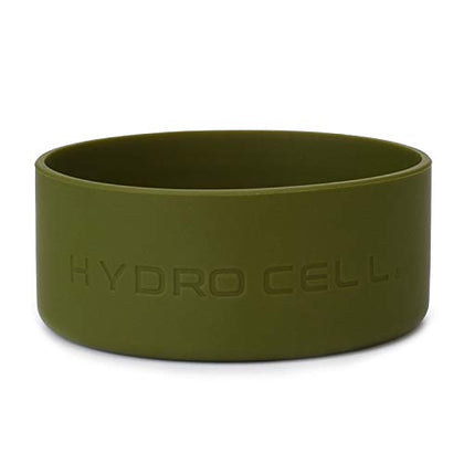HYDRO CELL Protective Silicone Bottom Boot for 40oz, 32oz, 24oz, 18oz Stainless Steel Insulated Water Bottles, Anti-Slip Sleeve Cover (Army 18oz)