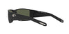 Costa Del Mar Men's Blackfin Pro Polarized Rectangular Sunglasses, Matte Black/Blue Mirrored Polarized-580G, 60 mm