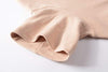 HieasyFit Women's Cotton Turtleneck Top Basic Layering Thermal Underwear(Beige S)