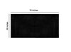 COTTON CRAFT Ultra Soft Bath Sheets - 2 Pack - 35 x 70 - Absorbent Quick Dry Everyday Luxury Hotel Bathroom Spa Gym Shower Beach Pool Travel Dorm - 100% Ringspun Cotton - 580 GSM - Easy Care - Black