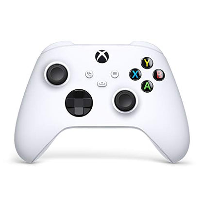 Microsoft Xbox Wireless Controller Robot White - Wireless & Bluetooth Connectivity - New Hybrid D-pad - New Share Button - Textured Grip - Easily Pair & Switch Between Devices