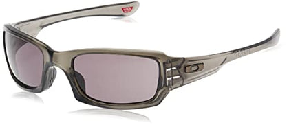Oakley Men's OO9238 Fives Squared Rectangular Sunglasses, Grey Smoke/Warm Grey, 54 mm