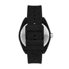 PUMA Men's Street Quartz Watch with Silicone Strap, Black, 24 (Model: P5088)