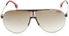 Carrera 1005/S Pilot Sunglasses, Black Gold/Brown Gradient, 66mm, 9mm