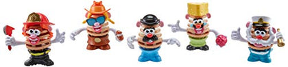 Potato Head Mr Chips Figures 5-Pack: Barb A. Cue, Saul T. Chips, Ranch Blanche, Cheesie Onionton, Original, Toy for Kids Ages 3 and Up (F0361)