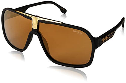 Carrera 1014/S Matte Black/Brown Gold 64/10/135 men Sunglasses