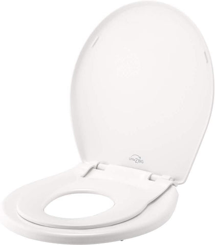 Little to Big Potty-Training Toilet Seat, Round, White