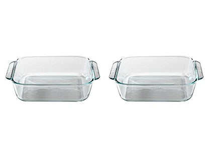 Pyrex 222 2qt Glass Baking Dishes - 2 Pack Made in the USA