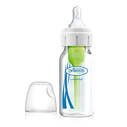 Dr. Brown's Natural Flow Options+ Narrow Glass Baby Bottle 4oz