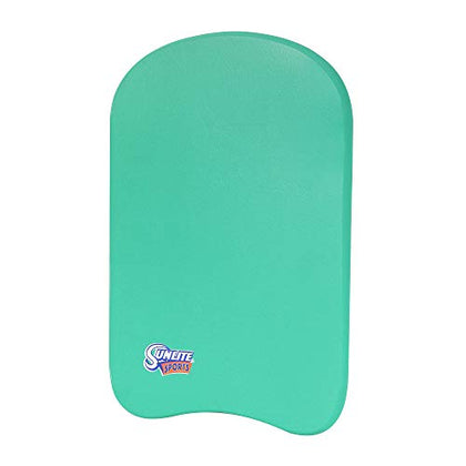 Sunlite Sports Swimming Kickboard, Training Aid Float for Swimming and Pool Exercise, Boogie Board Workout Equipment, EVA Material Swim Buoy, Multiple Sizes for Adults and Children, Adult Large Green
