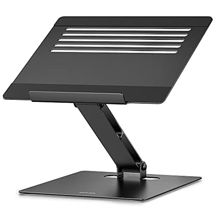 BESIGN LSX5 Aluminum Laptop Stand, Ergonomic Adjustable Notebook Stand, Riser Holder Computer Stand Compatible with Air, Pro, Dell, HP, Lenovo More 10-14