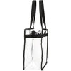 Juvale 2 Pack Clear Stadium Approved Tote Bags, 12x6x12 Large Transparent Totes with Zippers, Handles for Concerts, Sporting Events, Music Festivals, Work, School, Gym