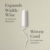 Cora 100% Organic Cotton Non-Applicator Tampons | Ultra-Absorbent, Unscented, Natural, Non-Toxic, Applicator Free | Eco-Conscious (36 R/S Tampons)