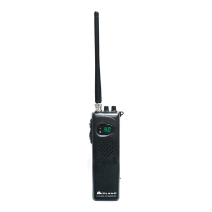 Midland® - 75-785 4 Watts of Power Handheld CB Radio - Durable Radio with Hi/Lo Power Settings and Squelch Control Mobile Radio- 40 Channels with DC Input- Rugged Construction