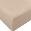 Utopia Bedding Twin Fitted Sheet - Bottom Sheet - Deep Pocket - Soft Microfiber -Shrinkage and Fade Resistant-Easy Care -1 Fitted Sheet Only (Beige)