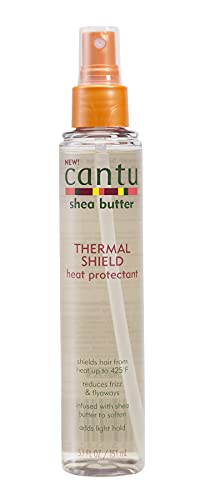 Cantu Thermal Shield Heat Protectant with Shea Butter, 5.1 fl oz (Packaging May Vary)