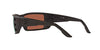 Costa Del Mar Men's Permit Polarized Rectangular Sunglasses, Blackout/Copper Green Mirrored Polarized-580G, 62 mm