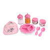 Melissa & Doug Mine to Love Time to Eat Doll Accessories Feeding Set (8 pcs) , Pink