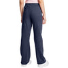 Hanes ComfortSoft EcoSmart Women's Open Bottom Leg Fleece Sweatpants, Navy Heather, Large