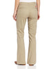 Dickies Women's Flat Front Stretch Twill Pant Slim Fit Bootcut, Desert Sand, 18