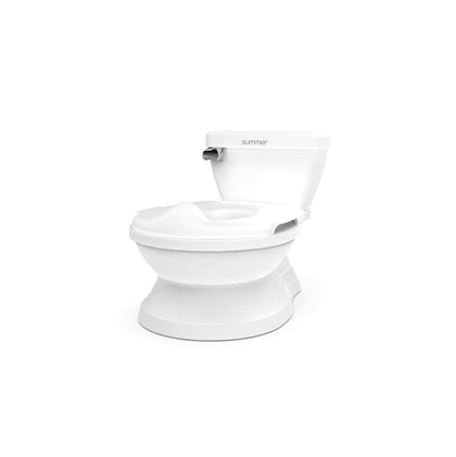 Summer Infant by Ingenuity My Size Potty Pro in White, Toddler Potty Training Toilet, Lifelike Flushing Sound, for Ages 18 Months, Up to 50 Pounds