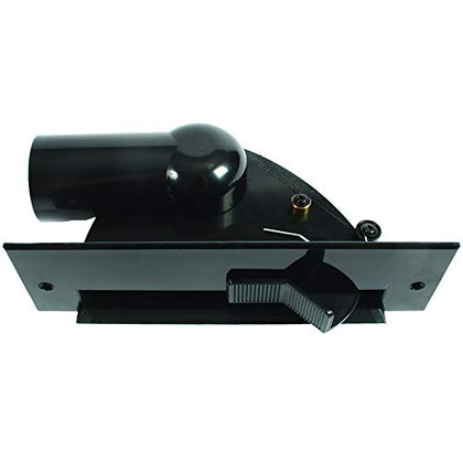 Centec Systems 40124 Central Vacuum Automatic Dustpan Sweep Inlet, Black