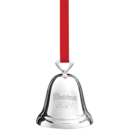 Reed And Barton 893822 2021 Silverplate Christmas Annual Bell