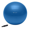 Gaiam 05-52205 Total Body Balance Ball Kit - Includes 75cm Anti-Burst Stability Exercise Yoga Ball, Air Pump & Workout Video - Blue