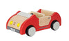 Hape Dollhouse Family Car | Wooden Dolls House Car Toy, Push Vehicle Accessory for Complete Doll House Furniture Set Red, L: 8.9, W: 3.5, H: 5.1 inch