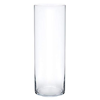 Royal Imports Flower Glass Vase Decorative Centerpiece for Home or Wedding - Cylinder Shape (4