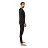 ViCherub Thermal Underwear for Men Fleece Lined Long Johns Thermals Top and Bottom Set Base Layer for Cold Weather Black S