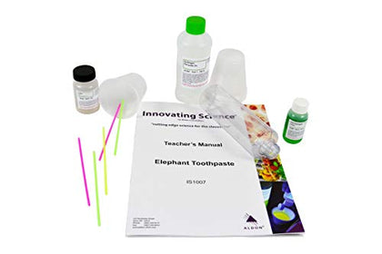 Elephant Toothpaste Elementary Chemistry Kit - Explore Chemical Reactions, Phase Changes and Catalysts - Science at Home Series - Innovating Science