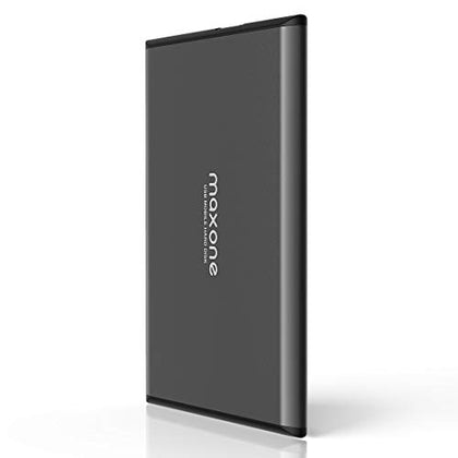 Maxone 250GB Ultra Slim Portable External Hard Drive HDD USB 3.0 for PC, Mac, Laptop, PS4, Xbox one - Charcoal Grey