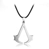 Vesna New Necklace Game Pendant Leather Rope Stainless Steel Jewelry For Men Women