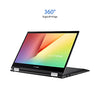 ASUS VivoBook Flip 14 Thin and Light 2-in-1 Laptop, 14 FHD Touch, 11th Gen Intel Core i3-1115G4, 4GB RAM, 128GB SSD, Thunderbolt 4, Fingerprint, Windows 10 Home in S Mode, Indie Black, TP470EA-AS34T