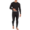 Fruit of the Loom Men's Recycled Premium Waffle Thermal Underwear Long Johns Bottom (1 Pack), Black, Small