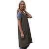 Women's Cross Back Pinafore Apron with Large Pockets Home Kitchen, Restaurant, Coffee house,Cooking Gardening Works ArmyGreen-S