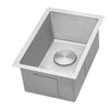 Ruvati 10-inch Undermount Wet Bar Prep Sink Tight Radius 16 Gauge Stainless Steel Single Bowl - RVH7010