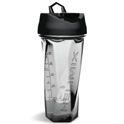 HELIMIX 2.0 Vortex Blender Shaker Bottle Holds upto 28oz | No Blending Ball or Whisk | USA Made | Portable Pre Workout Whey Protein Drink Cup | Mixes Cocktails Smoothies Shakes | Top Rack Safe