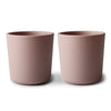 mushie Dinnerware Cups For Kids 7 fl. oz. | Made in Denmark, Set of 2 (Blush)