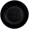 Coza Design- Durable Plastic Plate Set- BPA Free- Set of 6 (Black)
