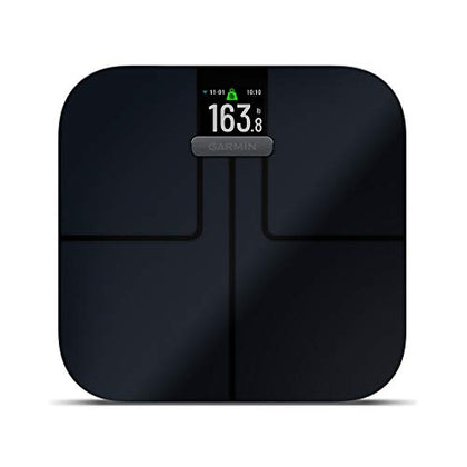 Garmin Index S2, Smart Scale with Wireless Connectivity, Measure Body Fat, Muscle, Bone Mass, Body Water% and More, Black (010-02294-02)