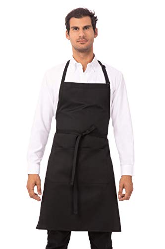 Chef Works Unisex Butcher Apron, Black, One Size